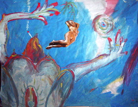 Female, Acryl auf Papier, 2004